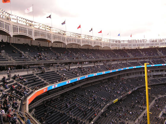 The upper tier at Yankee Stadium - Bronx, NY